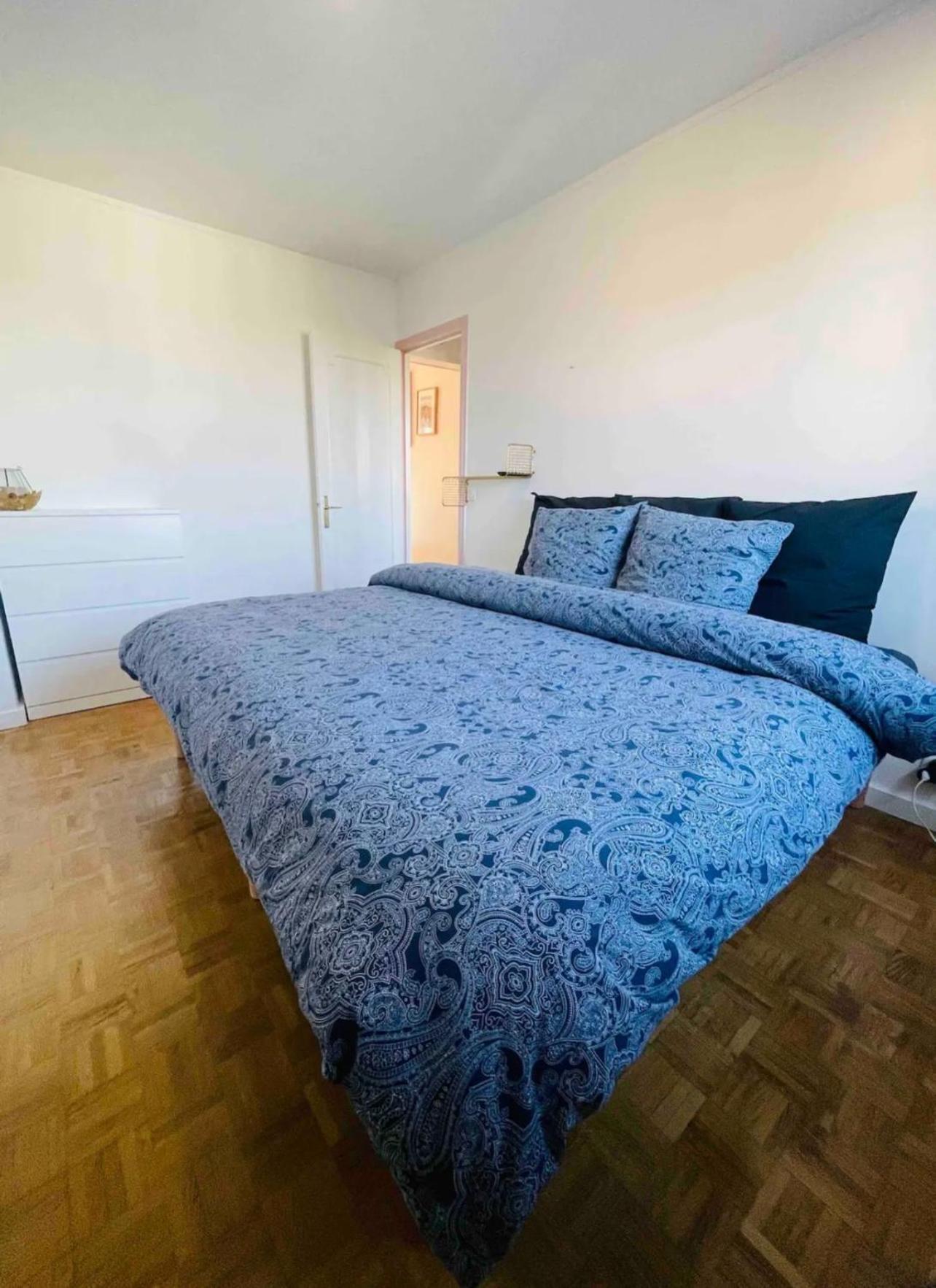 Modern 2 Bedroom Apartment Near Paris Metro, Giant Flat Screen Tv 85 Inches, Balcony, Free Parking Ивры-Сур-Сеине Экстерьер фото